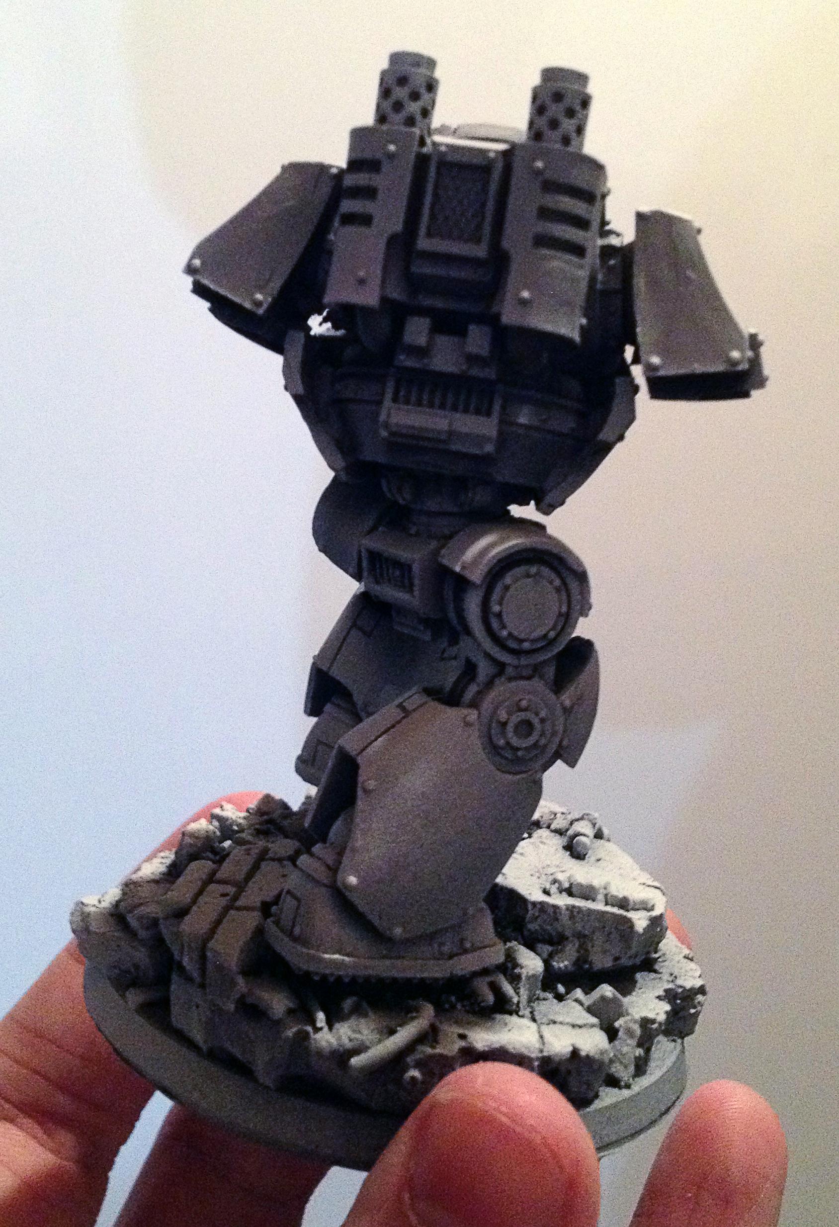 Contemptor, Dreadnought, Rifleman Example of Black/White Zenithal